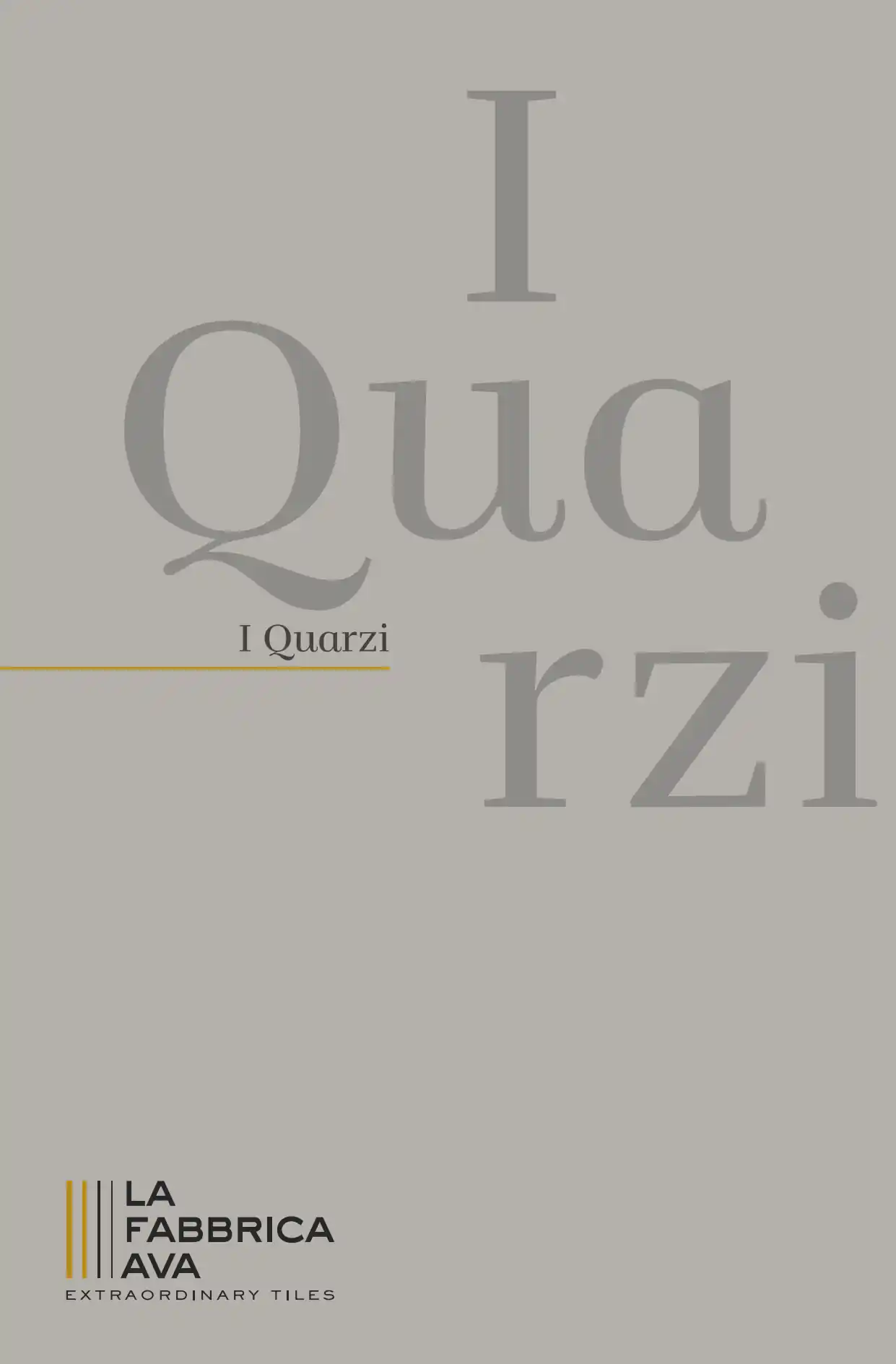 La Fabbrica - I QUARZI
