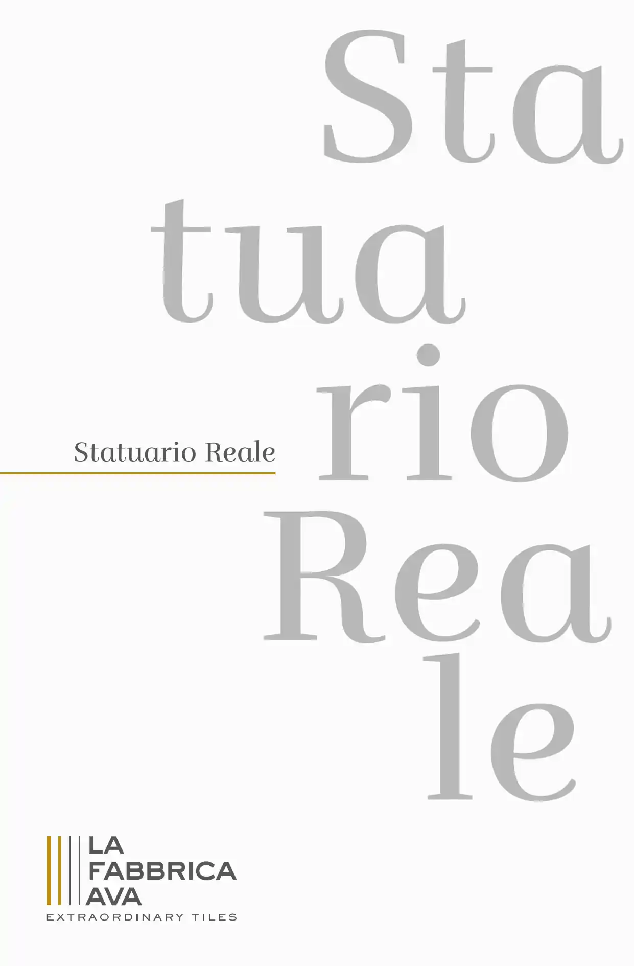 La Fabbrica - AVA Statuario Reale