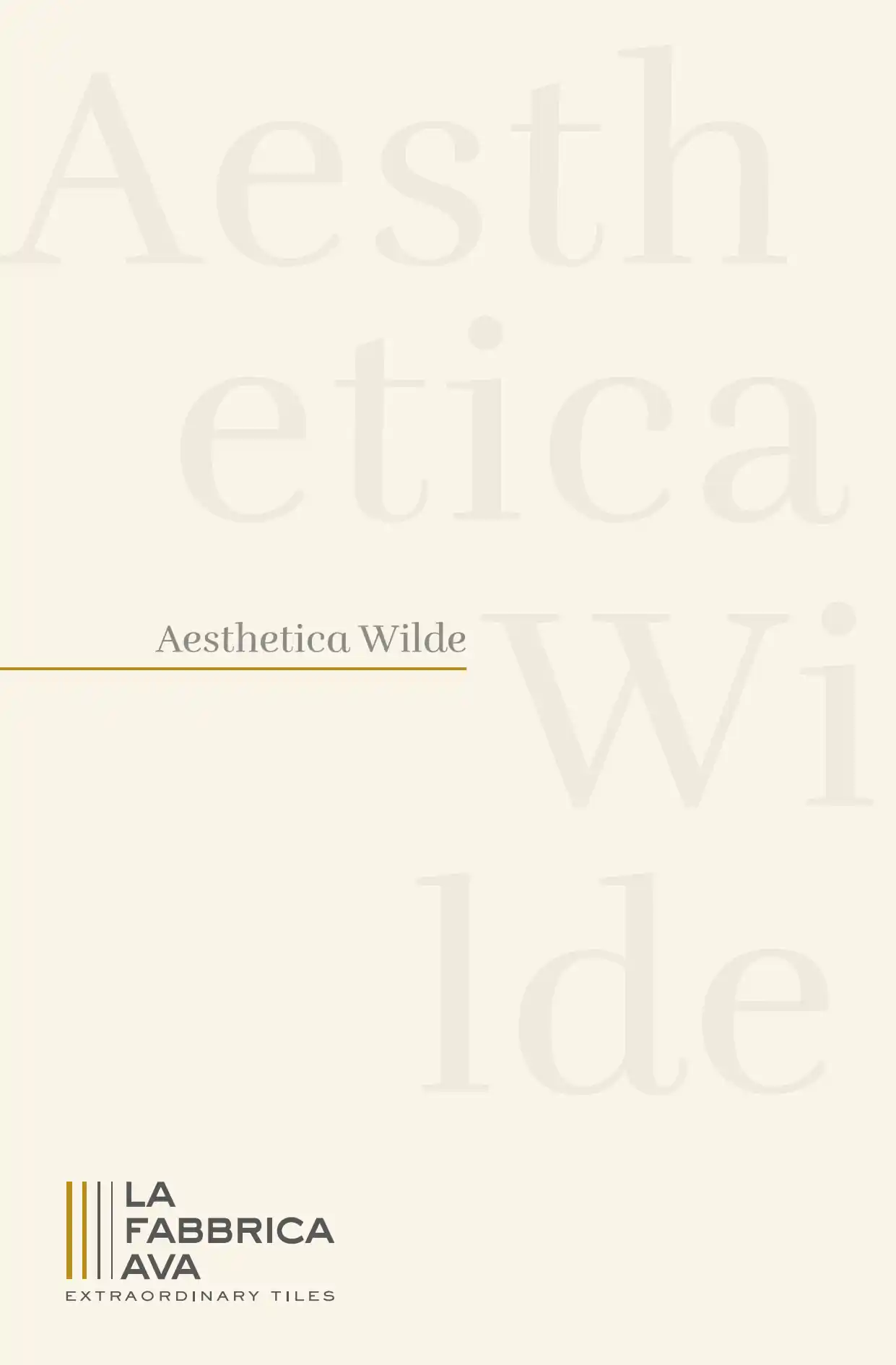 La Fabbrica - Aesthetica Wilde