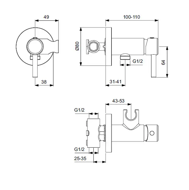 Ideal Standard - Bidetta - Bidé csaptelep - A5809AA – 2. kép