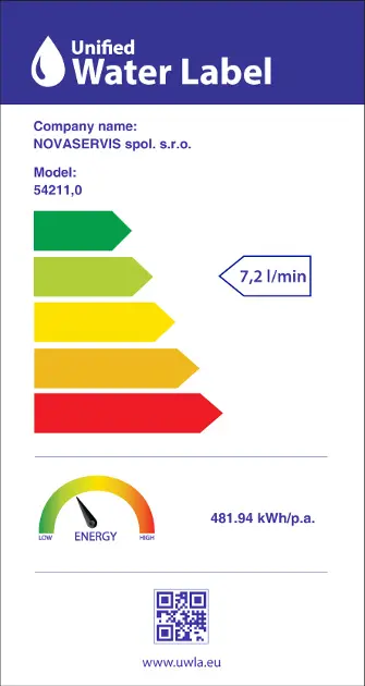 Novaservis - Metalia 54 - Bidé csaptelep - 54211,0 – 4. kép