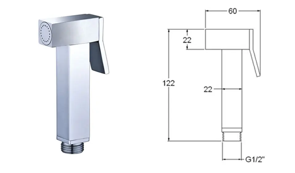 Sapho - Latus - Bidé csaptelep - 1102-40-01 – 2. kép