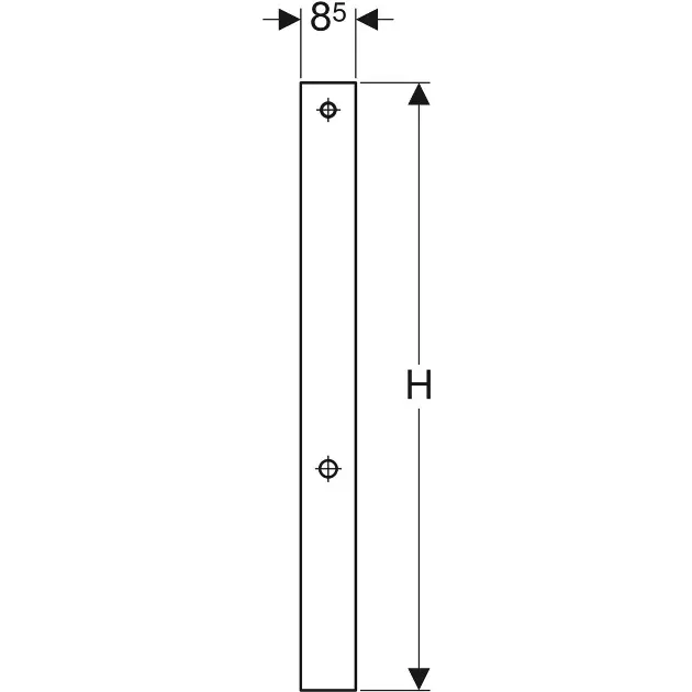 Geberit - Equipment and accessories - Bidé kiegészítő - 131.102.TA.1 – 2. kép