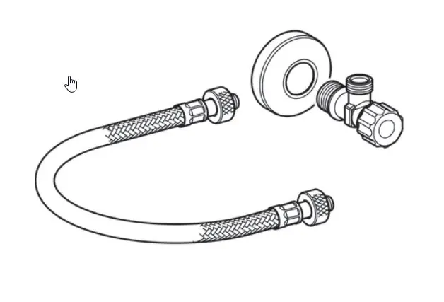 Geberit - Equipment and accessories - Bidé kiegészítő - 147.045.00.1 – 2. kép