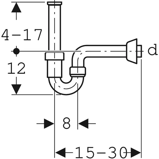 Geberit - Equipment and accessories - Bidé kiegészítő - 151.100.11.1 – 2. kép