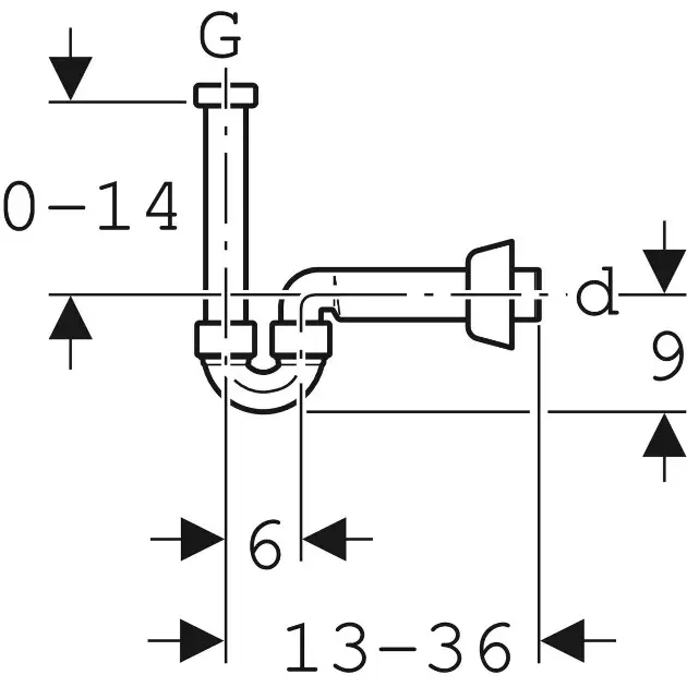 Geberit - Equipment and accessories - Bidé kiegészítő - 151.113.11.1 – 2. kép