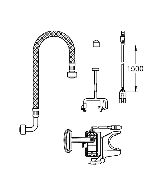 Grohe - Sensia Arena - Bidé kiegészítő - 46944001 – 2. kép