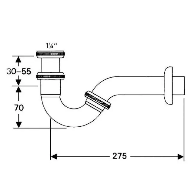 Hansgrohe - Waste traps - Bidé kiegészítő - 55237000 – 2. kép