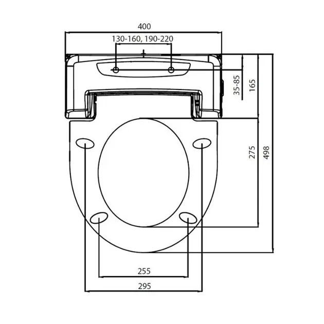 Sapho - Blooming - Bidé ülőke - NB-R770D – 2. kép