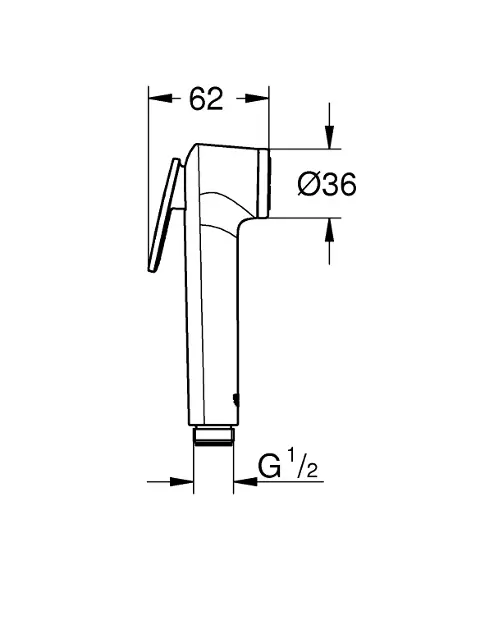 Grohe - Tempesta - Bidé zuhany - 28020L01 – 2. kép