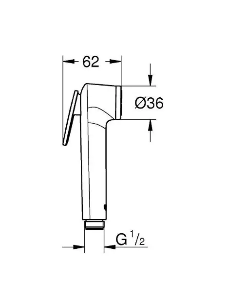 Grohe - Tempesta-F - Bidé zuhany - 26506000 – 2. kép