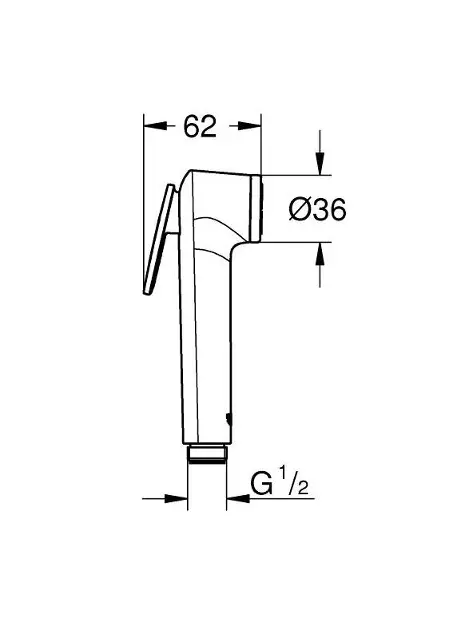 Grohe - Vitalio Trigger Spray - Bidé zuhany - 26351000 – 2. kép