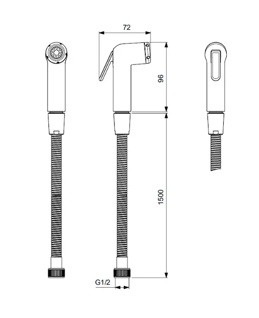 Ideal Standard - Bidetta - Bidé zuhany - BC180AA – 2. kép