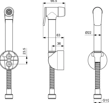 Ideal Standard - Equipment and accessories - Bidé zuhany - B0011AA – 2. kép