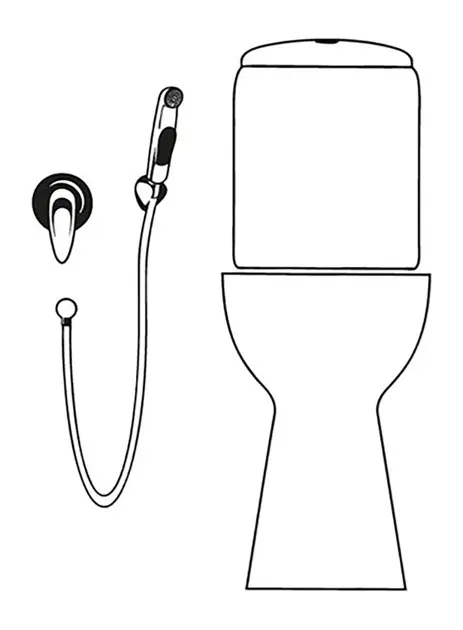 Sapho - Deluxe - Bidé zuhany - 12327205017 – 3. kép
