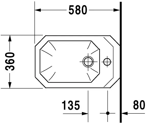 Duravit - 1930 - Bidé - 0266100000 – 15. kép