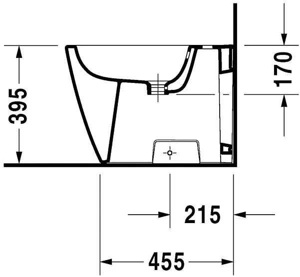 Duravit - Happy D.2 - Bidé - 22671000001 – 3. kép