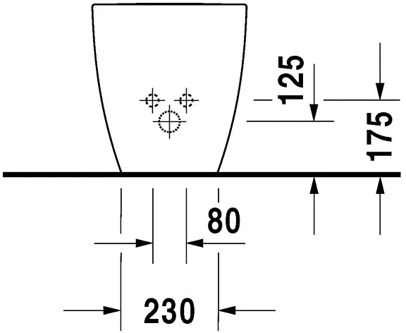 Duravit - Happy D.2 - Bidé - 22671000001 – 4. kép