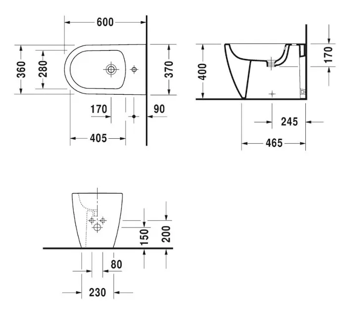 Duravit - ME by Starck - Bidé - 2289103200 – 2. kép