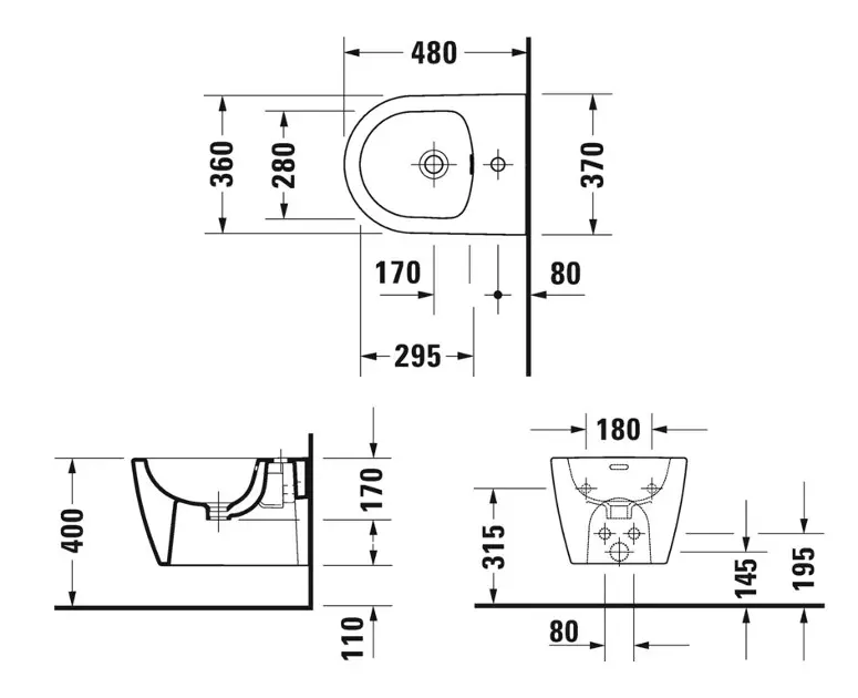 Duravit - Soleil by Starck - Bidé - 22981500001 – 2. kép