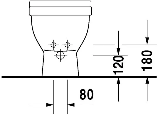Duravit - Starck 3 - Bidé - 2230100000 – 4. kép