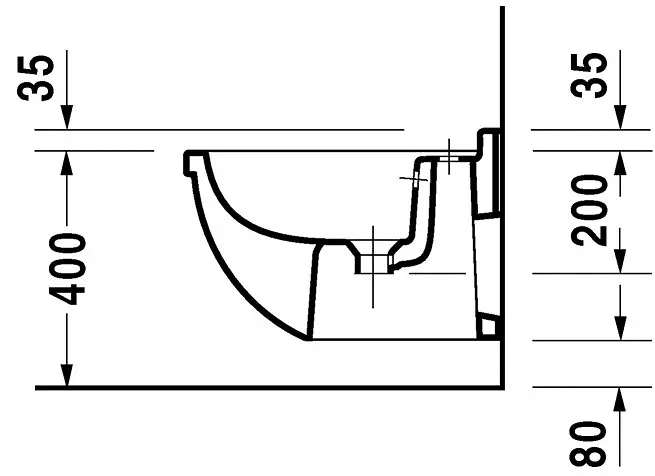 Duravit - Starck 3 - Bidé - 22301500001 – 3. kép
