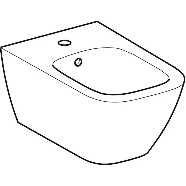 Geberit - Smyle Square - Bidé - 500.209.01.1 – 3. kép