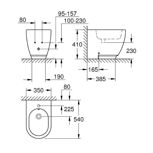 Grohe - Essence - Bidé - 3957500H – 2. kép