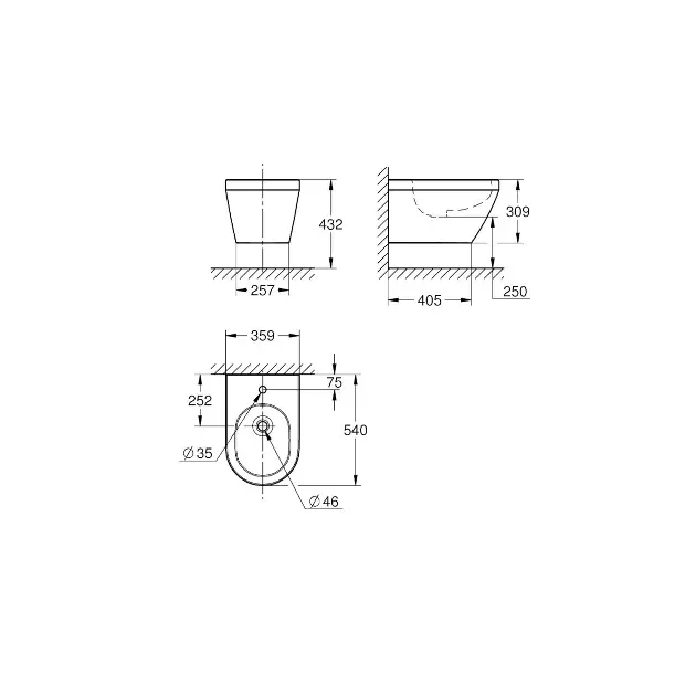 Grohe - Euro Ceramic - Bidé - 102487SH00 – 2. kép