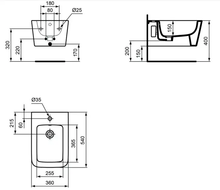 Ideal Standard - Blend - Bidé - T368701 – 2. kép