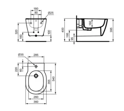 Ideal Standard - Connect - Bidé - E290701 – 2. kép