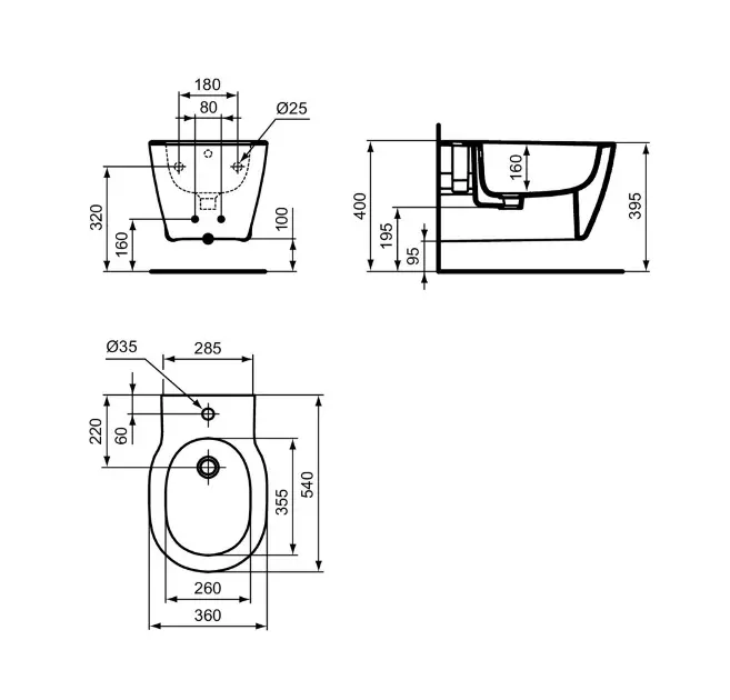 Ideal Standard - Connect - Bidé - E2907MA – 2. kép