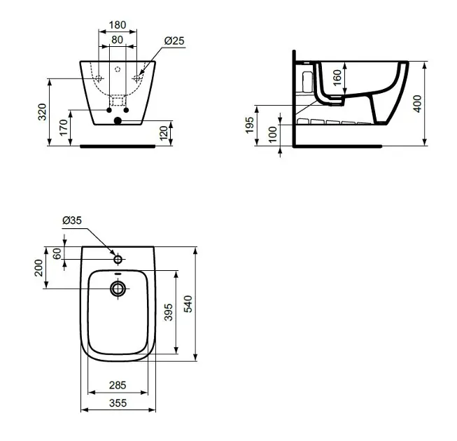 Ideal Standard - i.Life B - Bidé - T461558 – 2. kép