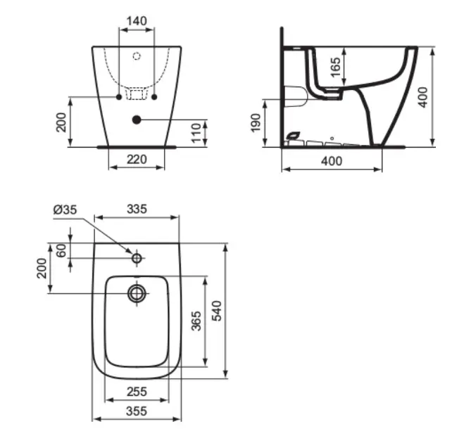 Ideal Standard - i.Life B - Bidé - T461701 – 2. kép