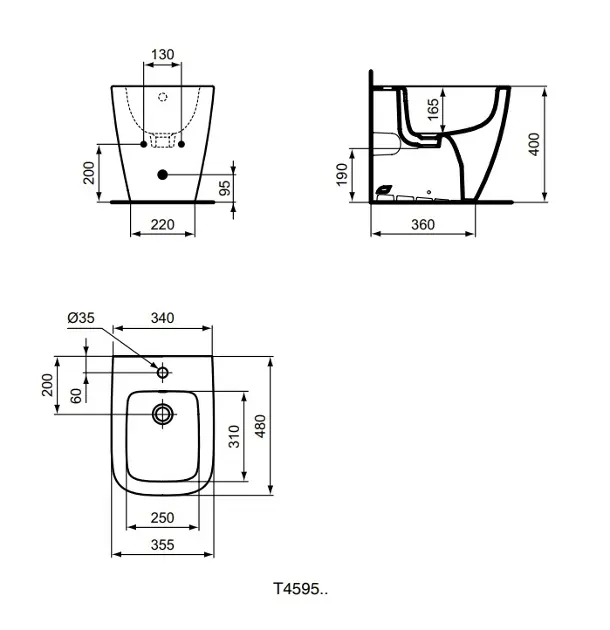 Ideal Standard - i.Life S - Bidé - T459501 – 2. kép
