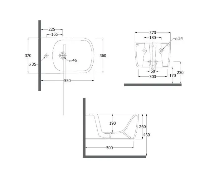 Kludi - Resa S - Bidé - 27BIW0153 – 2. kép