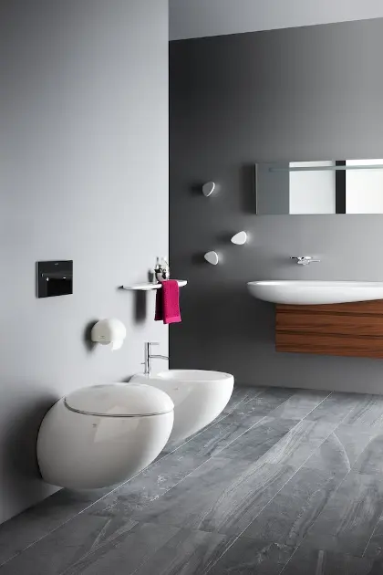 Laufen - Il Bagno Alessi One - Bidé - H8309714003041 – 3. kép