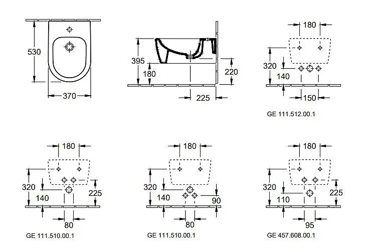 Villeroy & Boch - Avento - Bidé - 54050001 – 2. kép