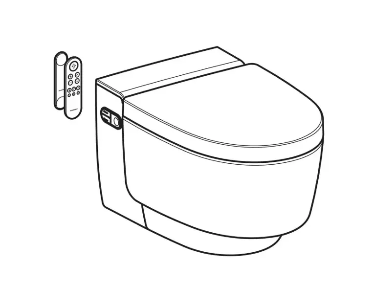 Geberit - AquaClean - Elektromos bidé - 146.200.11.1 – 3. kép