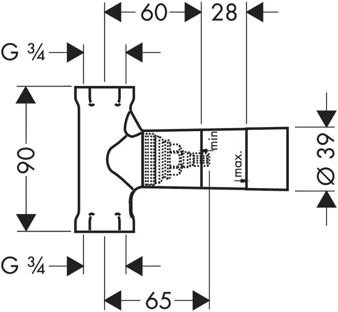 Axor - Concealed bodies - Alaptest - 16970180 – 2. kép