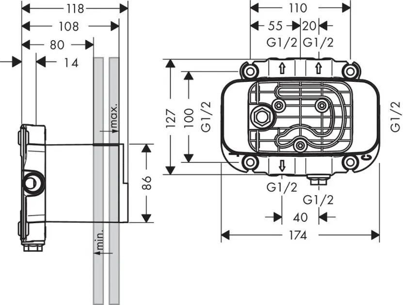 Axor - One - Alaptest - 45710180 – 2. kép