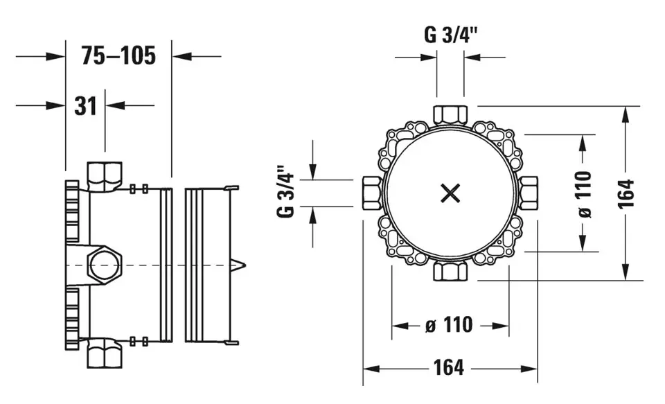 Duravit - Equipment and accessories - Alaptest - GK0900001000 – 2. kép