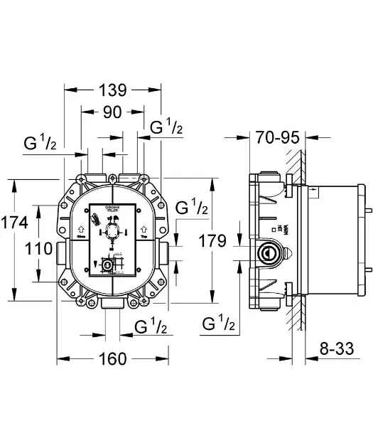 Grohe - Rapido - Alaptest - 35500000 – 2. kép