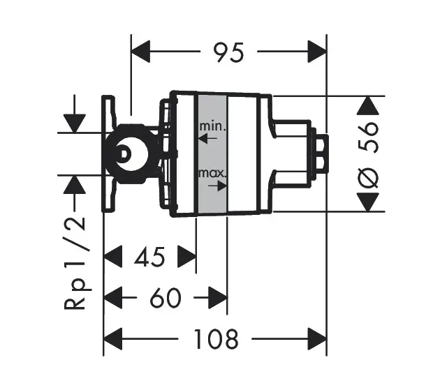 Hansgrohe - Alaptest - 29239180 – 2. kép