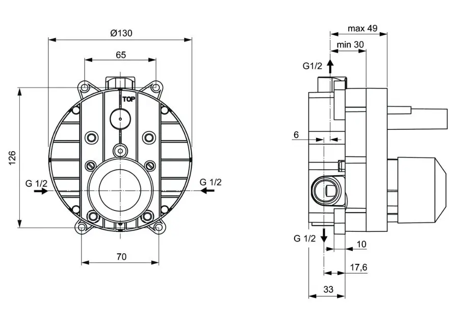 Ideal Standard - Alpha - Alaptest - A1300NU – 2. kép