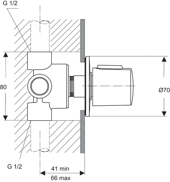 Ideal Standard - CeraTherm - Alaptest - A2391NU – 2. kép