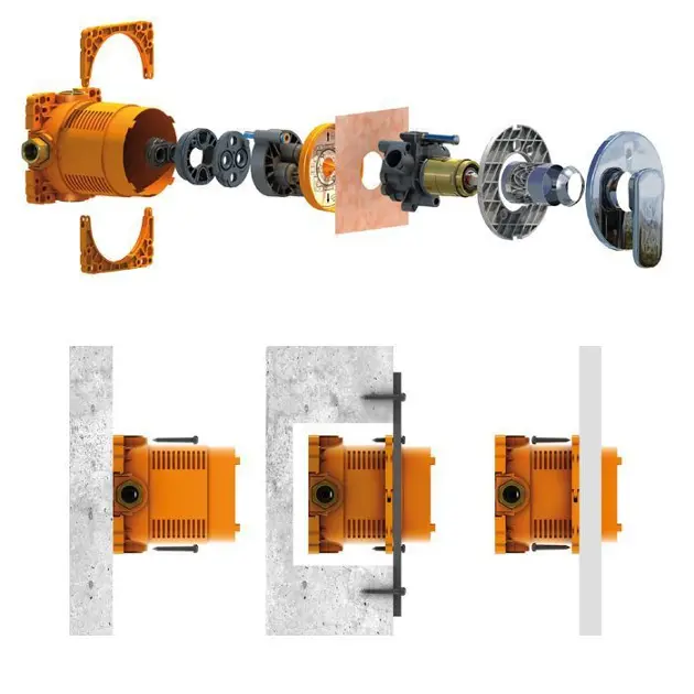 Laufen - Concealed Bodies - Alaptest - HF574007000000 – 3. kép