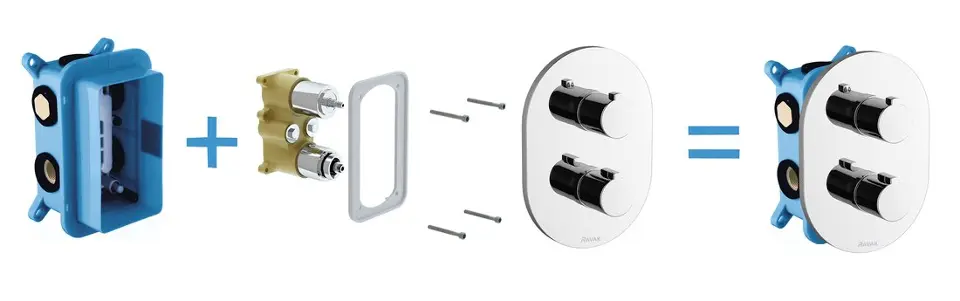 Ravak - R-box - Alaptest - X070074 – 3. kép