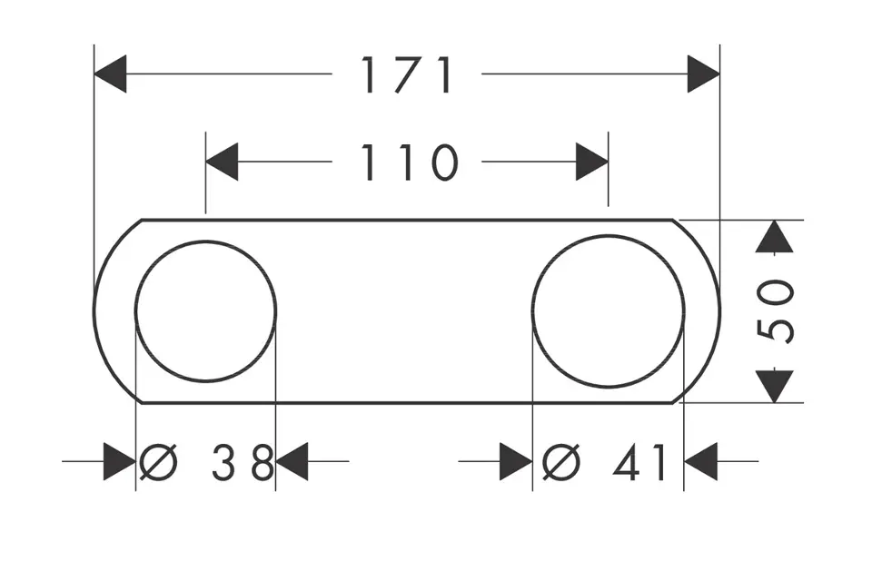 Axor - Citterio C - Csaptelep kiegészítők - 49449000 – 2. kép
