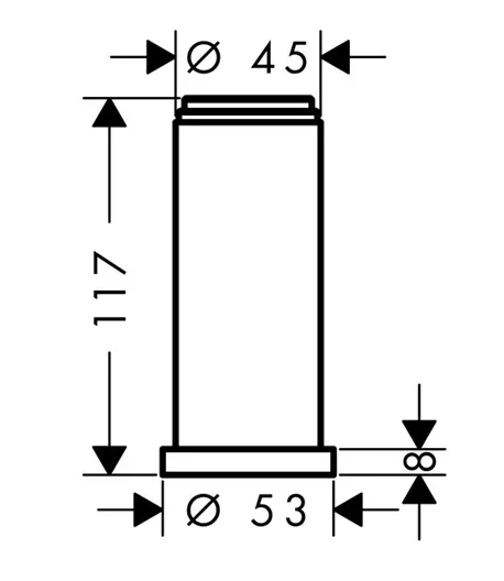 Axor - Equipment and accessories - Csaptelep kiegészítők - 92135000 – 2. kép